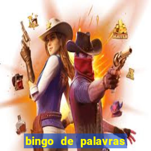 bingo de palavras cha de bebe