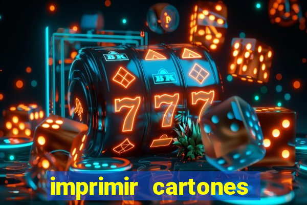 imprimir cartones de bingo