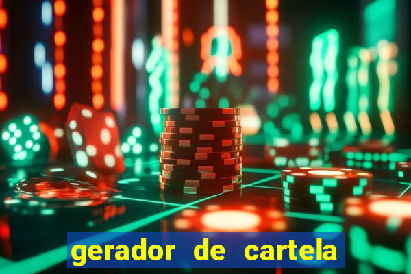 gerador de cartela de bingo