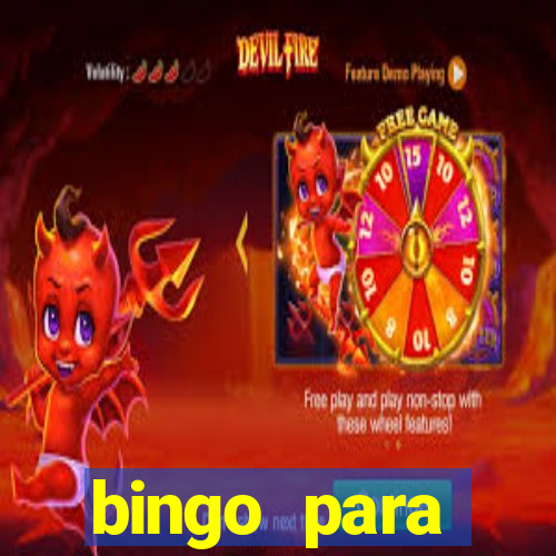 bingo para despedida de solteira para imprimir